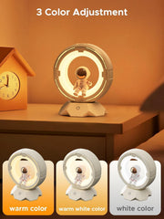 Night Light for Kids, Space Toddler Night Light for Boys and Girls, Rechargeable Night Light for Baby Nursery, Portable Night Lamp with 3 Lighting Modes, Cute Room Decor