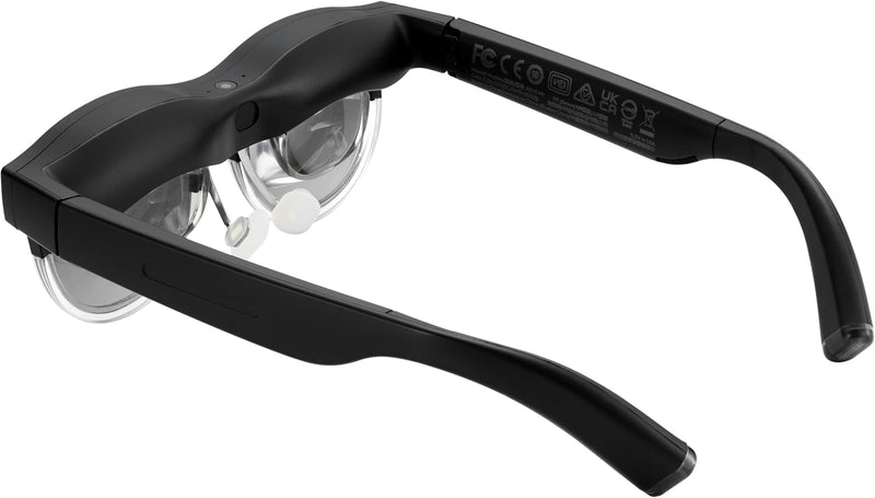 ASUS AirVision M1 Smart Glasses: 100" Wearable Display with All-Day Comfort, 1100 nits, 95% DCI-P3, Designed for ROG Ally, Windows Laptop and PCs, TÜV Rheinland Certified, Low Blue-Light - Black