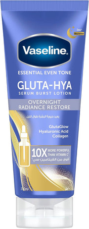 Gluta-Hya Serum Burst Lotion, Overnight Radiance Restore, with GlutaGlow Technology, Hyaluronic Acid and Collagen, 10x More Powerful than Vitamin C, 200ml - Overnight Radiance Restore