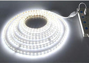 Premium quality Neon strip light LED Neon Strip Light Waterproof AC220V 2835 SMD for Home Lighting Kitchen Bed Outdoor Flexible Decoration with Connector (Warm Light, 5) - White Light 20.0 Meters