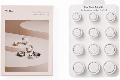 Oura Ring 4 Sizing Kit - Size Before You Buy - Unique Sizing Classification for Smart Rings - Receive Credit for Purchase