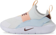 Flex Runner 4 Td unisex-child Sneaker - White/Tattoo-Football Grey-Washed Coral