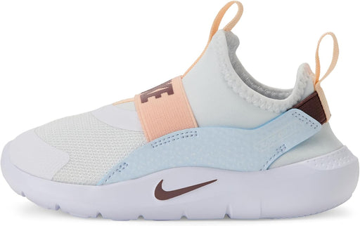 Flex Runner 4 Td unisex-child Sneaker - White/Tattoo-Football Grey-Washed Coral