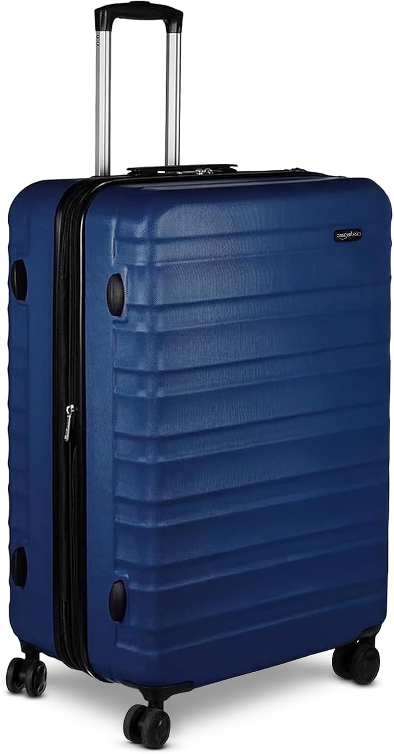 Hardside Spinner Luggage- 30 inch (76.2cm), Material: ABS, Black
