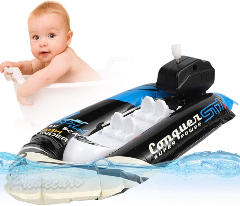 Speedboat Water Toy for Kids,Inflatable Kids Float Ship - Tub Gift for Baby Infant Toddler Child Kid, Bathtub Ship Toy for Bathroom Shower Game Swimming Pool Party