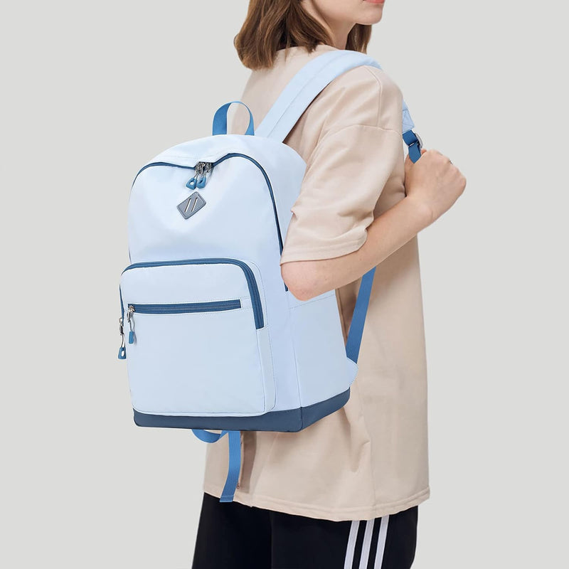 Mygreen Backpack, School Backpack travel Laptop Backpack, Students College Backpack Bookbag for Girls Boys Teen Women -Beige