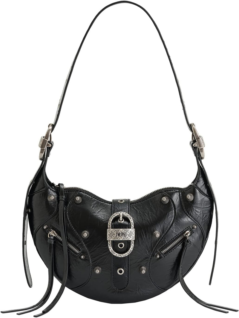 Women's Tessa Shoulder Bag - Crushed Black