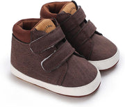 E-FAK Baby Shoes Boys Girls Infant Sneakers Non-Slip Rubber Sole Toddler Crib First Walker Shoes
