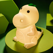 LEDHOLYT Night Light for Kids, Cute Silicone Nursery Pear Lamp for Baby and Toddler,Fruit NightLight for Boys and Girls,Squishy Night Lamp for Bedroom,Kawaii Bedside Lamp for Kids Room (Pear) - Dinosaur