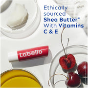 Cherry Shine Lip Balm, 24H Melt-In Moisture, with Shea Butter and Natural Oils Enriched with Vitamins, with Natural Ingredients, Mineral Oil Free, Vegan, 4.8g