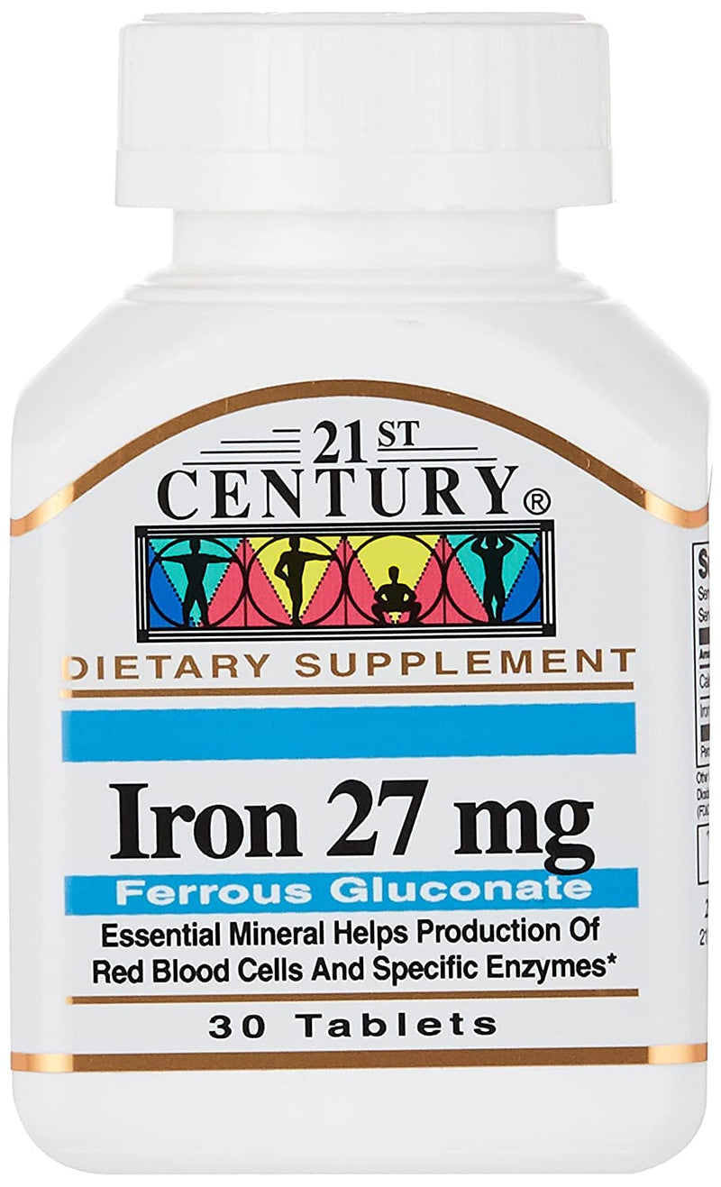 21st Century Iron 27 Mg - 30 Tablets