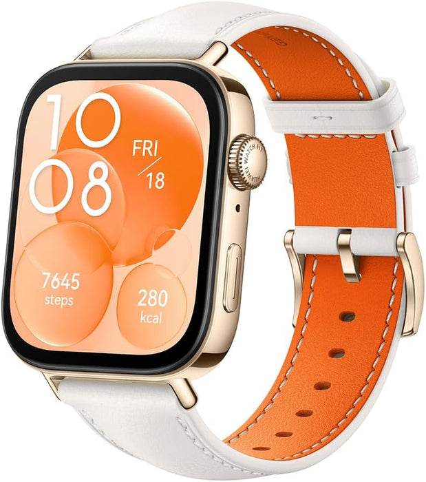 HUAWEI WATCH FIT 3, 1.82" AMOLED Display, Ultra-Slim Design, All-Round Fitness Management, Comprehensive Health Management, Durable Battery Life, Compatible with iOS & Android, Black