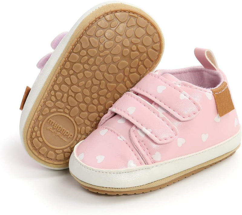 Baby Shoes Boys Girls Infant Sneakers Non-Slip Sole Toddler Crib First Walker Shoes Flat Lazy Shoe