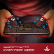 GameSir Talons Mobile Game Controller Finger Sleeve Sets 1 Pack, Anti-Sweat Breathable Full Touch Screen Sensitive Shoot Aim Joysticks Finger Set for PUBG/Knives Out/Rules of Survival