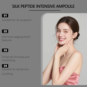 Deep Collagen Silk Peptide Ampoule Serum Set, Korean Anti-Aging Facial Essence for Glass Skin, Niacinamide & Hyaluronic Acid, Anti-Wrinkles Hydration, Lightweight Essence for Radiant Glow