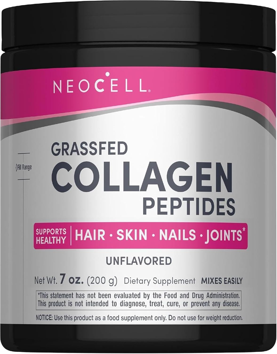 Grassfed Collagen Peptides Powder Type 1 & 3 Unflavored 10g Keto Certified & Gluten-Free & Grass-Fed & Easily Mixable 14.1 Oz (400g) – image 1
