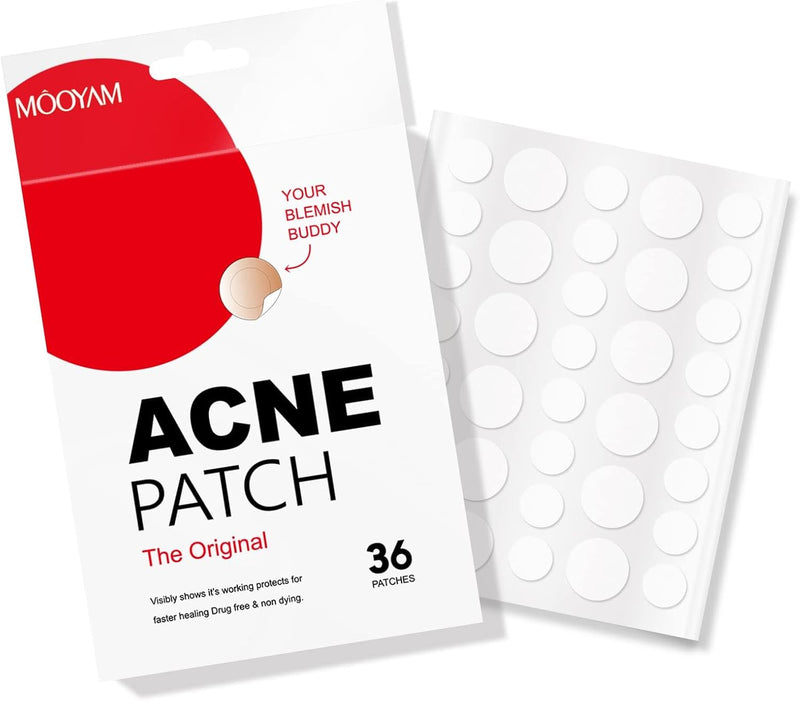 FDTY Acne Pimple Patch - Invisible Hydrocolloid Spot Skin Treatment for Face (72 counts)