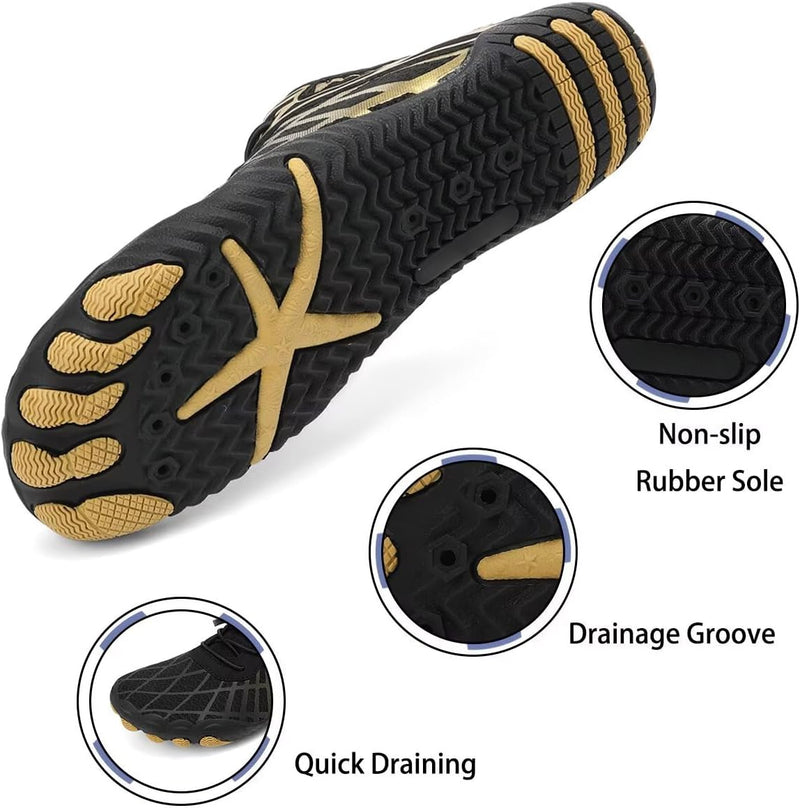 SKY VIEW Water Shoes for Men Women River Shoes Adult Swim Beach Lake Pool Aqua Socks Barefoot Quick Dry for Hiking Surfing Kayaking Cruise Ship Essentials