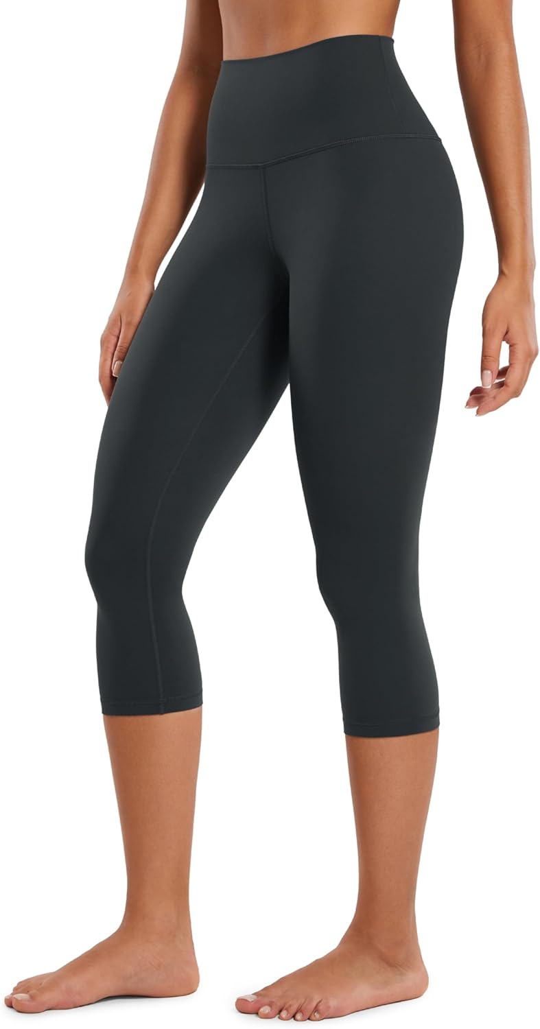 CRZ YOGA Womens Butterluxe High Waisted Lounge Legging 19 Inches - Workout Leggings Buttery Soft Capris Yoga Pants