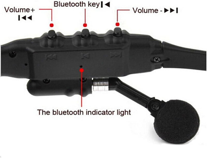 Khazna Wireless Bluetooth Sunglasses Anti-ray Stereo 4.1 Music Bluetooth Headphones for Men Support Both Headset and Hands-Free for All Kinds of Cell Phones (black-gray)