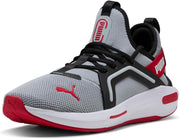 Softride Enzo 5 Cross Trainer mens Sneaker - Cool Mid Gray-black-strong Red