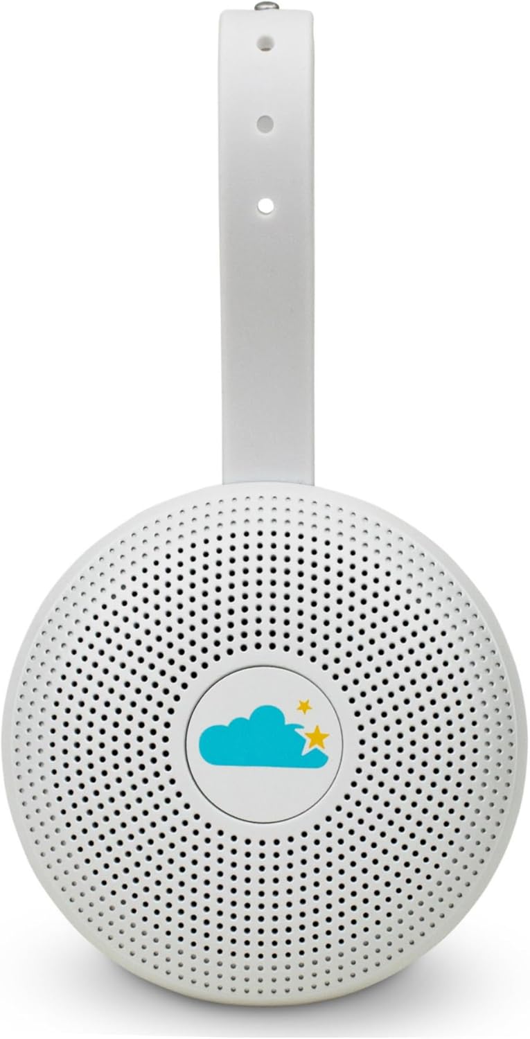 Marpac Yogasleep Hushh+ Portable White Noise Machine for Baby, 20 Soothing Natural Sounds, Wireless Charging & Speaker, Compact Size, Noise Canceling for Better Sleep, Privacy & Nursery Must Have - Hushh+