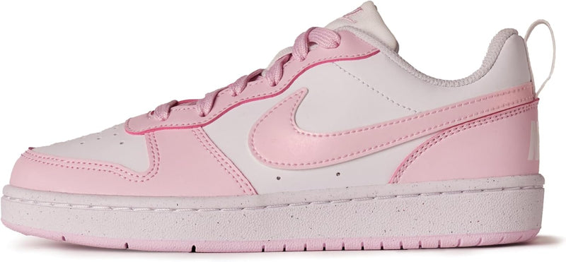 Nike Court Borough Low Recraft unisex-child Sneaker - WHITE/PINK FOAM