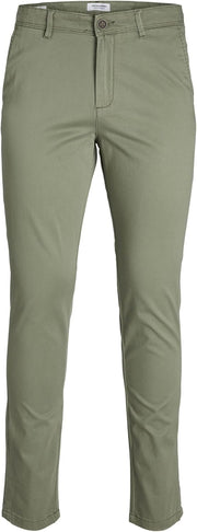 mens Jjimarco Jjbowie SA Slim Fit Pants Chinos (pack of 1) - Deep Lichen Green