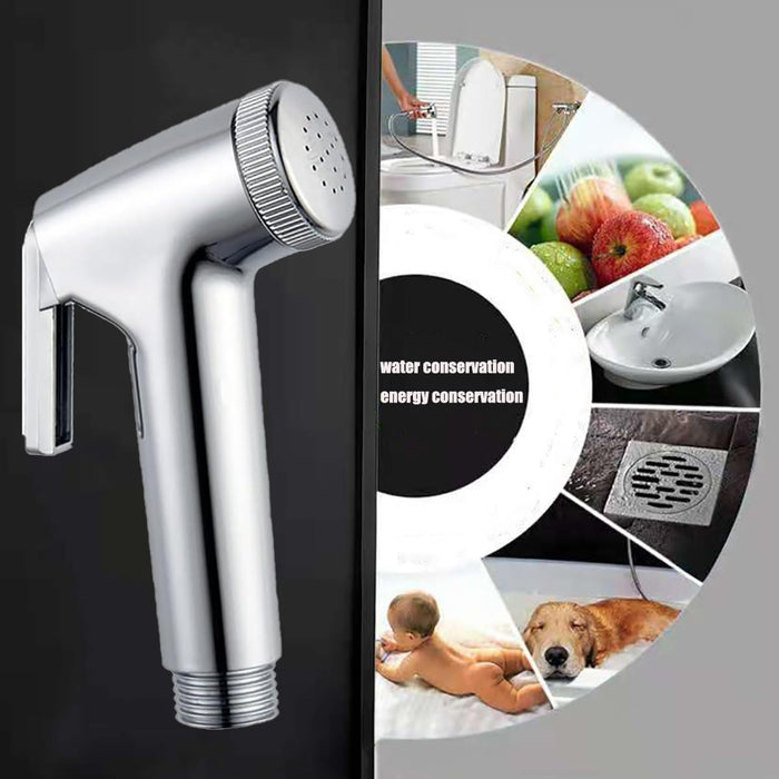 Azonee Bidet Sprayer for Toilet, Stainless Steel Handheld Bidet Spray Tap, Bidet Sprayer Shower Cleaning Attachment for Bathroom Toilet, Diaper Cleaning, Pet Bathing, 2 PCS
