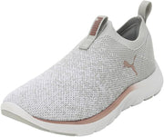 Softride Remi Slip-on Knit Wn's womens Road Running Shoe - Ash Grey White Rose Gold