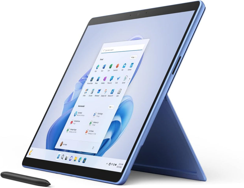 Microsoft Surface Pro 9 with 2880 X 1920 (267 PPI) PixelSense Display, Intel Core i7-1255U, Integrated graphics, 16GB RAM, 1TB SSD, Windows 11, Platinum - [QKI-00008] Device Only - Silver