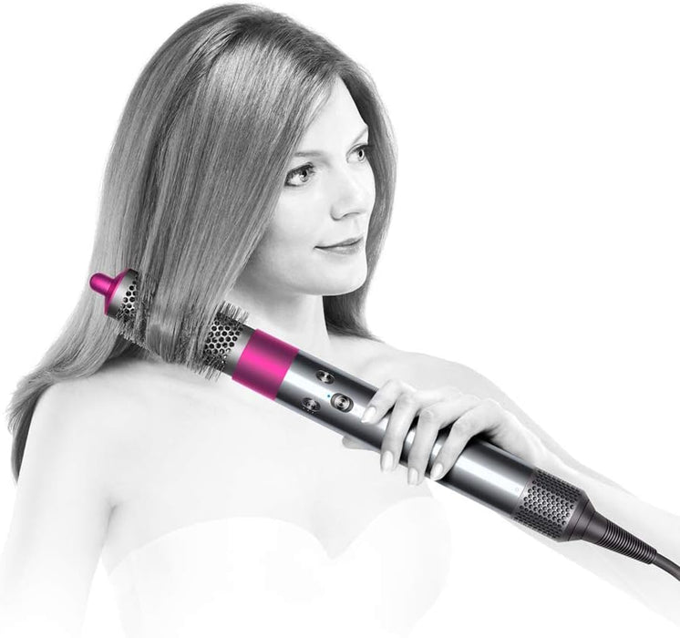 Dyson Airwrap Hair Styler Complete Fuchsia Pink UAE 3 Pin Plug 2 Year UAE Warranty, Fuchsia Pink & Nickel