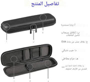 Durable Hard Shell Pen Case EVA Stylus Pencil Holder Protective Carrying Case for Executive Fountain Pens Ballpoint Pens Secure Storage Organizer Ideal for Office Travel School Black Lightweight
