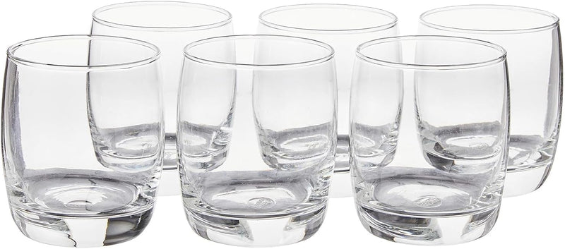 Ocean Ivory Rock Glass Set of 6, 320 Ml, B13011 - Double Rock, Lowball, Water, Whiskey, Old Fashioned, Scotch Glass