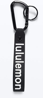 Lululemon All Hours Keychain (Black/White)