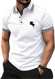 Polo T Shirt for Men Men Casual T-Shirt Polo - White