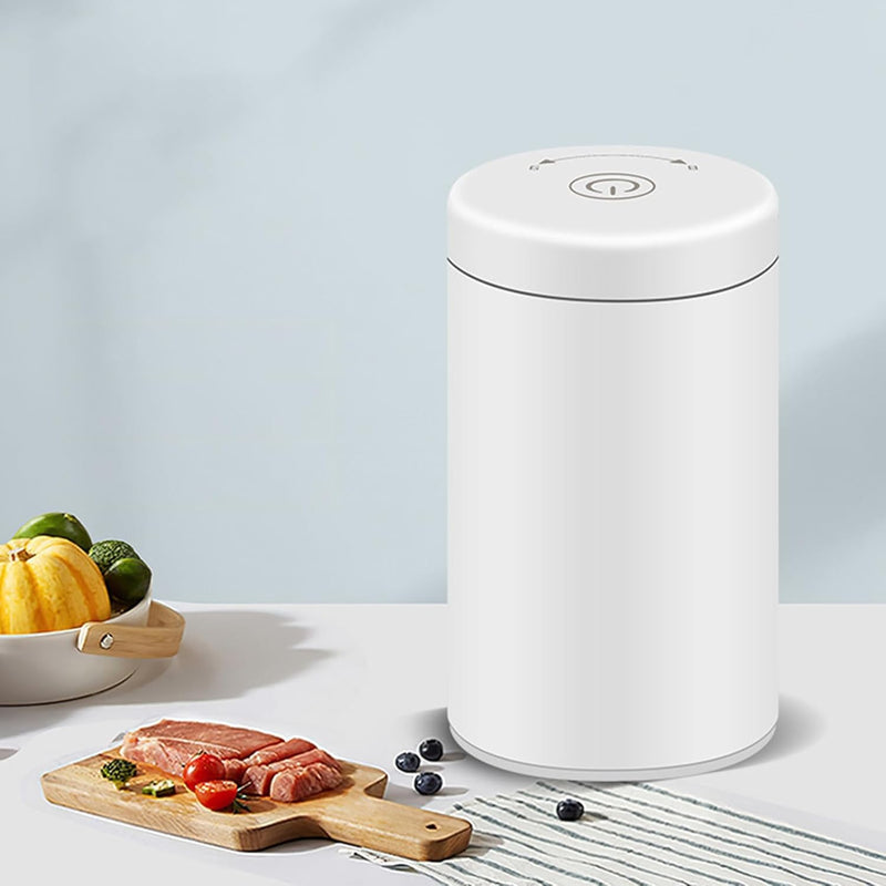 KASTWAVE Portable Food Sealer, Multifunctional Vacuum Food Sealer Machine with LED Indicator, Durable Air Pump, Effective Food Vacuum Sealer, for Snacks Freshness, Zipper Bags, Cookies