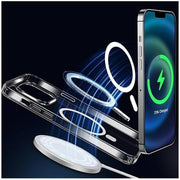 Portal AE Clear Magnetic Case For Iphone 12 Pro, Compatible With Wireless Charging, Shockproof Case 8 15 Cm (Transparent)
