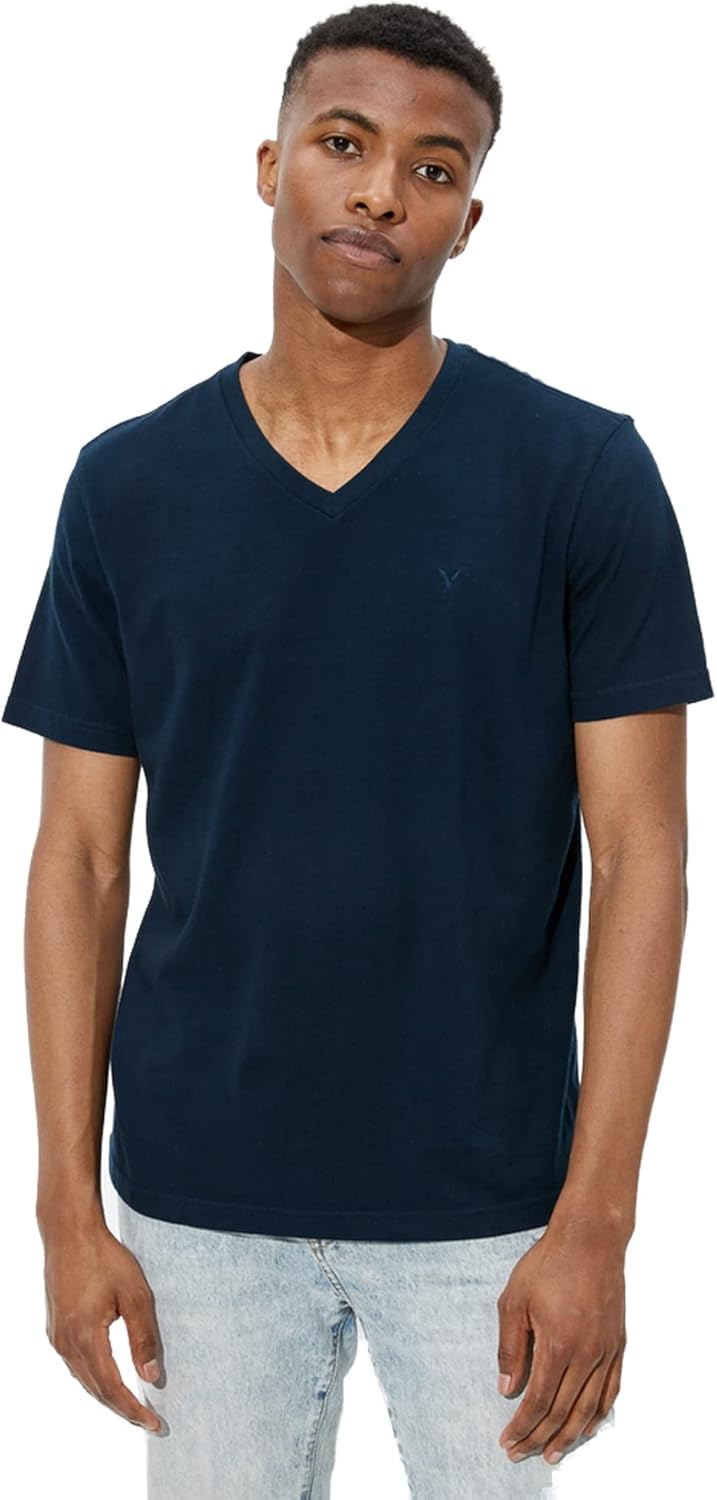 American Eagle Men's Super Soft Icon V-Neck T-Shirt
