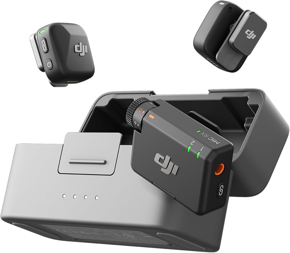 DJI Mic Mini (2TX+1RX+Charging Case), Detail-Rich Audio, 48h Use, Noise Cancelling, Automatic Limiting, Wireless Mic for Camera/iPhone/Android, Vlog, UAE Version, DJI Official Warranty Support – image 4