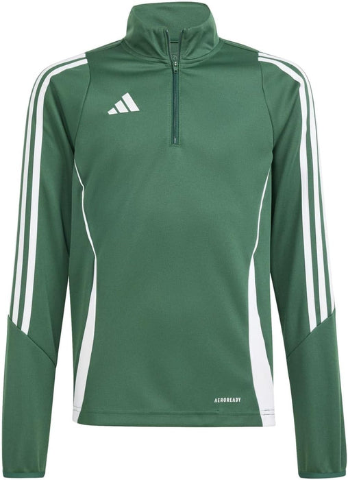 adidas Boys Tiro24 Trtopy Tracksuit Top Dark Green/White 9-10 Years