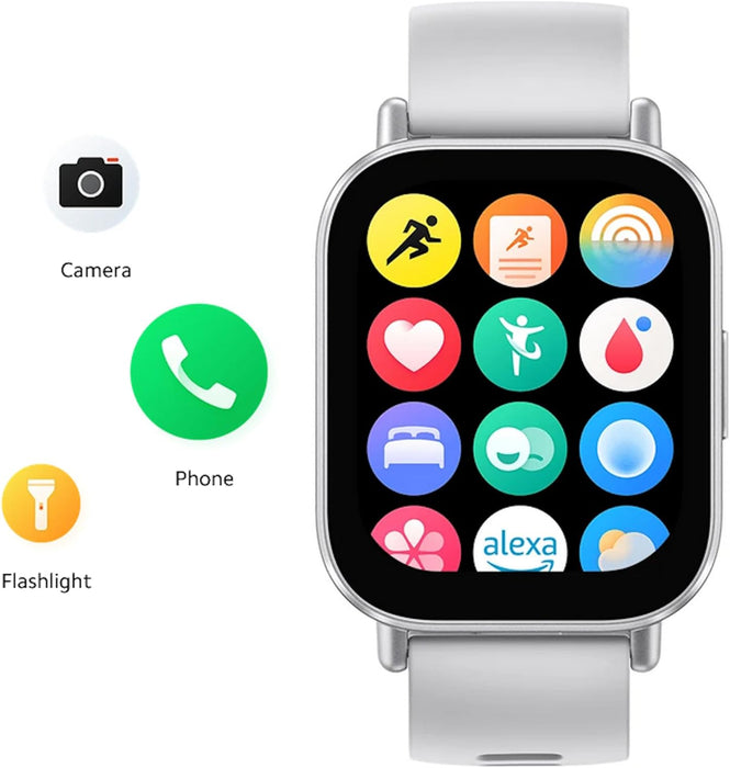 Xiaomi Redmi Watch 5 Active Matte Silver|Smartwatch| 2.0" LCD display, Long battery life, Bluetooth calling, Noise reduction, Health tracking, 5ATM waterproof, 18 days battery life