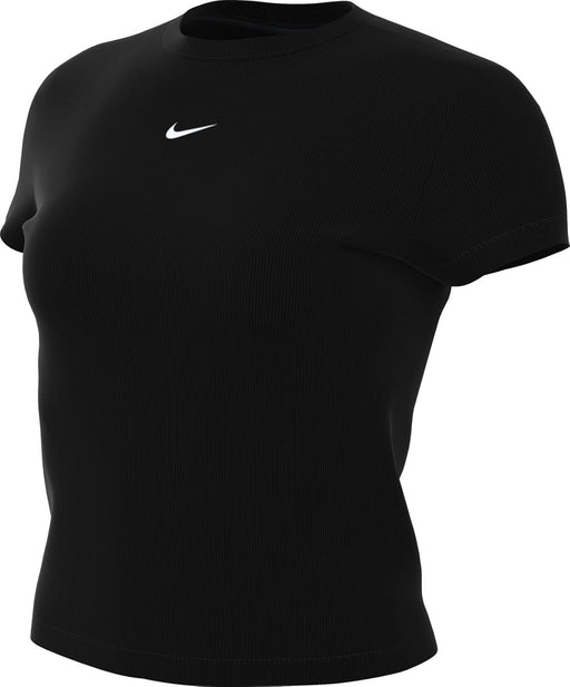 Womens Sportswear Rib Tight TEES AND T-SHIRTS (pack of 1) - BLACK