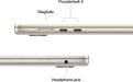Apple 2025 MacBook Air (15-inch, Apple M4 chip with 10-core CPU and 10-core GPU, 16GB Unified Memory, 256GB) - Sky Blue;Arabic/English