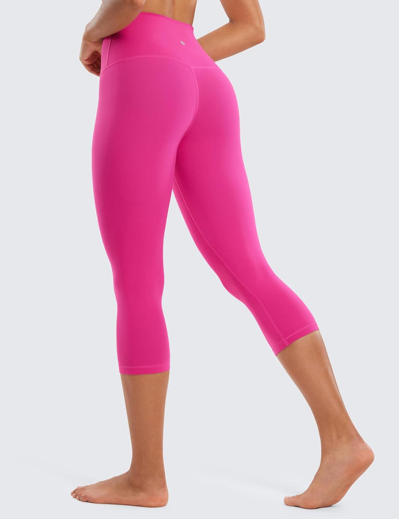 CRZ YOGA Womens Butterluxe High Waisted Lounge Legging 19 Inches - Workout Leggings Buttery Soft Capris Yoga Pants