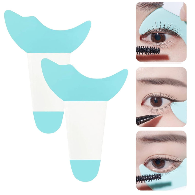 Eye Makeup Tool, Eyelash Eyeshadow Silicone Auxiliary Protection Tool, Reusable Prevent Soiling Makeup Tool Suitable for Professional Makeup Artists Beginners