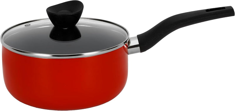 Delcasa 8Pc Nonstick Cookware Set Casserole+ Lid, Sauce pan+ Lid, Frypan, Dosa Tawa, 2pcs nylon tool