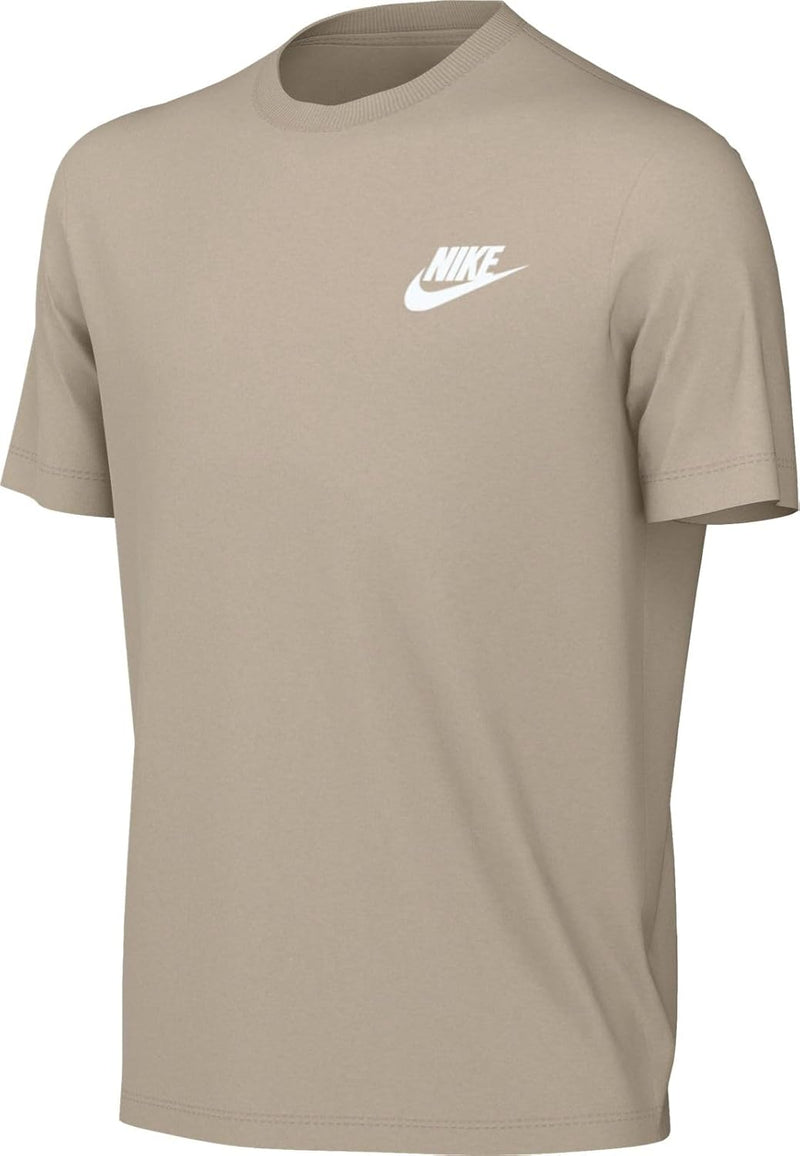 Unisex Kids K Nsw Tee Emb Futura Lbr Shirt - SANDDRIFT