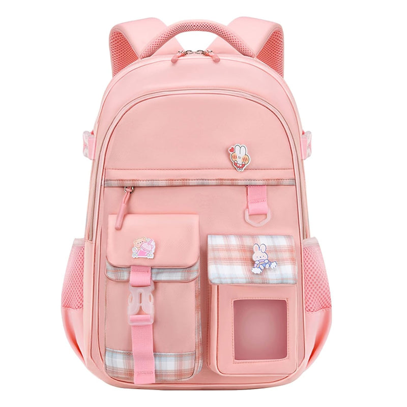 School Bags for Girls, Azonee Kawaii Large Capacity Kids Backpack, Ultralight Children's Backpacks, Cute Bookbag with Compartments for 6-15 Years Old