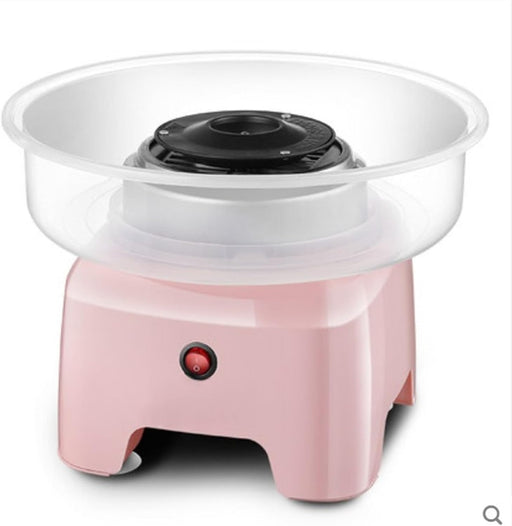 THE WHITE SHOP Retro Countertop Cotton Candy Maker, Cotton candy machine for kids home use,Vintage Candy Machine for Hard Candy & Flossing Sugar(Blue) - Pink